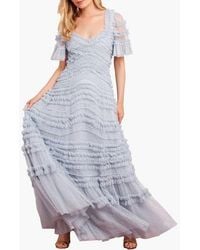 Needle & Thread - Amara Ruffle Gown - Lyst