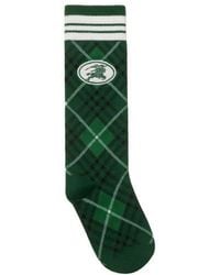 Burberry - Argyle Check Stretch Cotton Blend Socks - Lyst