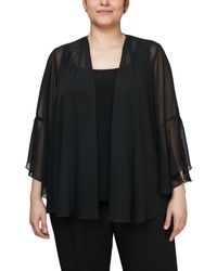 alex evenings chiffon cover up