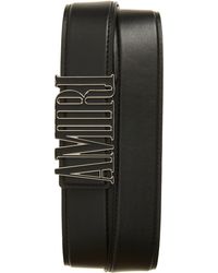 Amiri - Logo Leather Belt - Lyst