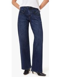 Rabitual Habitual Blaine High Rise Straight Jean in Gray | Lyst