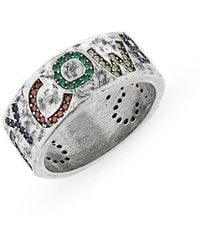 Twojeys - City Cowboys Stone Band Ring - Lyst