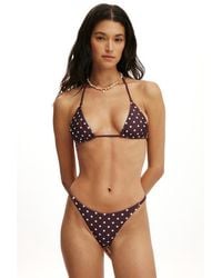 Cotton On - Micro String Triangle Bikini Top - Lyst