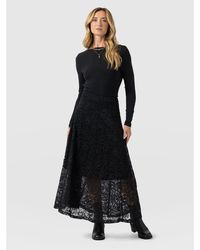 Saint + Sofia - Lana A-Line Skirt - Lyst