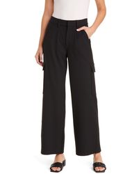 Wit & Wisdom - 'ab'solution Skyrise Pleated Wide Leg Cargo Pants - Lyst