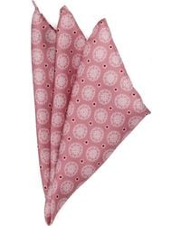 Cufflinks Inc. - Floral Silk Pocket Square - Lyst