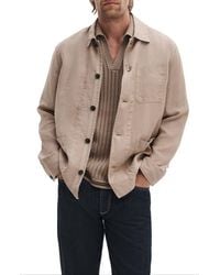 Rag & Bone - Evan Linen Chore Jacket - Lyst