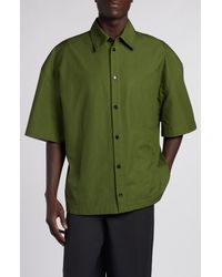 Bottega Veneta - Oversize Short Sleeve Button-up Shirt - Lyst