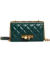 McQueen - Alexander Knuckle Ring Quilted Leather Shoulder Bag - Lyst