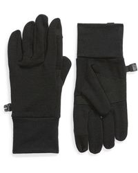 Icebreaker Sierra Tech Touchscreen Compatible Fleece Gloves - Black
