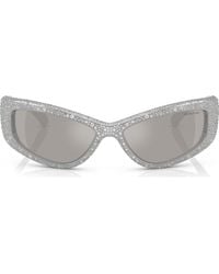 Swarovski - 60Mm Irregular Sunglasses - Lyst