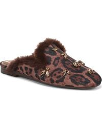 Circus by Sam Edelman - Tillie Faux Fur Trim Mule - Lyst