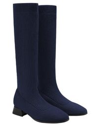 VIVAIA - Tara Pro Square-Toe Water Repellent Wool Knee-High Boots - Lyst