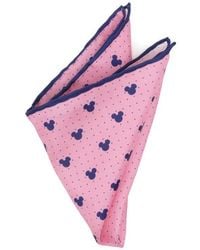 Cufflinks Inc. - Mickey Mouse Dot Silk Pocket Square - Lyst