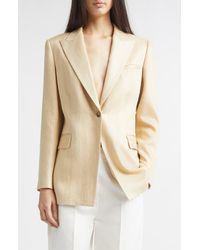 Partow - Bow Silk Blend Jacket - Lyst