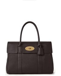 Mulberry - Bayswater Grained Leather Satchel - Lyst
