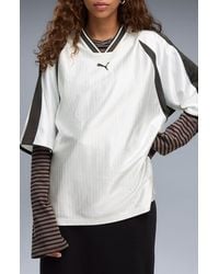 PUMA - Oversized Football Jersey - Lyst