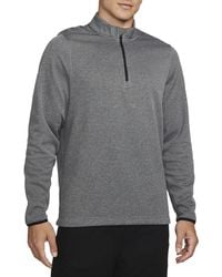 Nike Therma-fit Victory Half-zip Golf Pullover - Gray