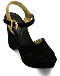 Donna Karan - Stefania Ankle Strap Platform Sandal - Lyst