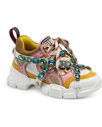 Flashtrek Sneaker With Removable Crystals , Pink