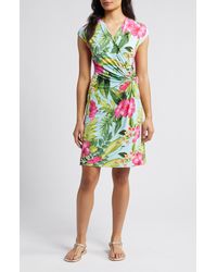 Tommy Bahama - Clara Grand Villa Tropical Floral Matte Jersey Dress - Lyst