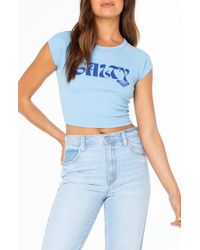 Roxy - Salty Feels Crop T-Shirt - Lyst