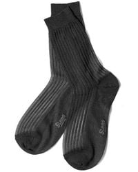 Stems - Metallic Rib Crew Socks - Lyst