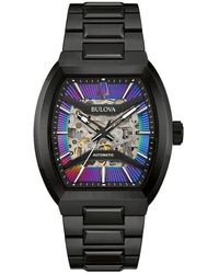 Bulova - Maquina Skeleton Dial Automatic Bracelet Watch, 40Mm - Lyst