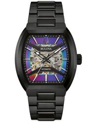 Bulova - Maquina Skeleton Dial Automatic Bracelet Watch, 40Mm - Lyst