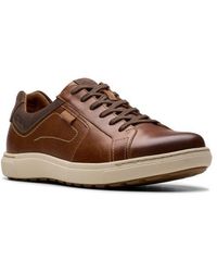 Clarks - Mapstone Lace-Up Leather Sneaker - Lyst