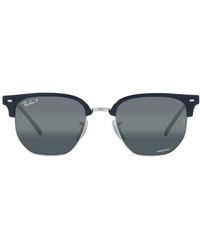 Ray-Ban - New Clubmaster 55Mm Mirrored Polarized Irregular Sunglasses - Lyst