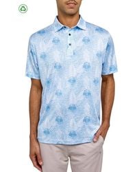 Con.struct - Regular Fit Seal Print Recycled Performance Golf Polo - Lyst