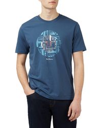 Ben Sherman - Retro Tape Target Organic Cotton Graphic T-shirt - Lyst