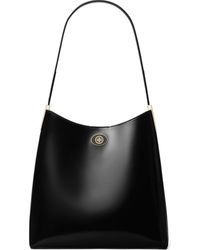 Tory Burch - Robinson Spazzolato Leather Hobo Bag - Lyst