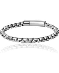 Lucky Brand - Tone Box Chain Bracelet - Lyst