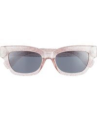 BP. - Glitter 50mm Rectangular Sunglasses - Lyst