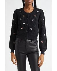 Cinq À Sept - Rasa Beaded Cardigan - Lyst