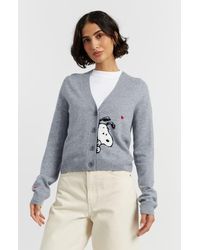 Chinti & Parker - Wool Cashmere Snoopy Peek Cardigan - Lyst