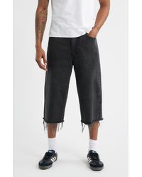 Levi's - 478 Raw Hem Baggy Capri Jeans - Lyst