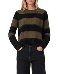 AllSaints - Lou Brushed Stripe Sweater - Lyst