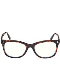 Tom Ford - 52Mm Square Light Blocking Glasses - Lyst