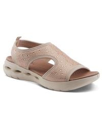 Flexus by Spring Step - Gosselin Ankle Strap Platform Wedge Sandal - Lyst