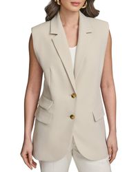 Donna Karan - Two-Button Vest - Lyst