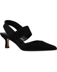 Pelle Moda - Kiam Slingback Pointed Toe Kitten Heel Pump - Lyst