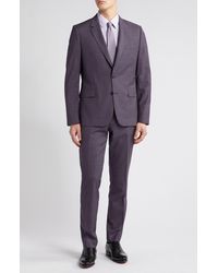 Paul Smith - Tailored Fit Stripe Stretch Cotton Suit - Lyst