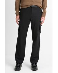 Vince - Wool Blend Flannel Cargo Pants - Lyst