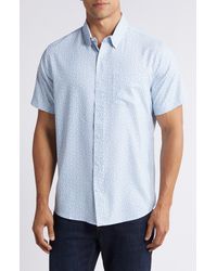 Travis Mathew - Country Mile Short Sleeve Button-up Shirt - Lyst
