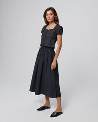 JUANA - Hemp Blend Maxi Skirt - Lyst
