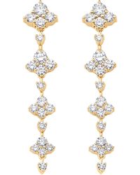 Sara Weinstock - Dujour Diamond Linear Drop Earrings - Lyst