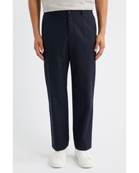 BOSS - Pitt Patch Virgin Wool Straight Leg Pants - Lyst